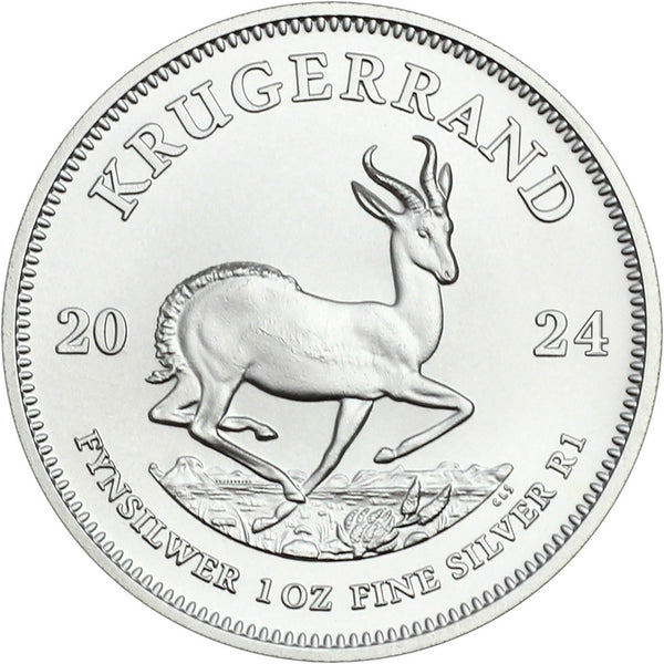 2024 South African Krugerrand 1oz .9999 Silver Bullion Coin - South African Mint