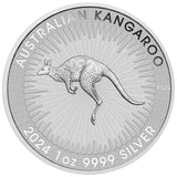 Australian Kangaroo 1oz .9999 Silver Bullion Coin - 2024 The Perth Mint