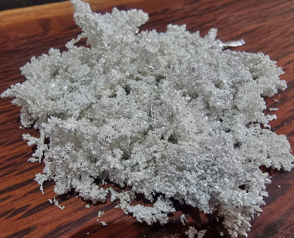 Pure Silver Crystals - 99.99% grown from Perth mint silver bars