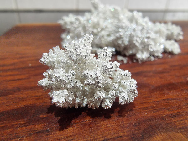 Premium Pure Silver Crystals - 99.99% - grown from Perth mint silver bars