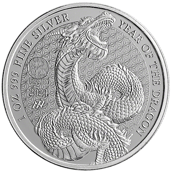 Year of the Dragon - 2024 Asahi Silver Round 1oz – Great