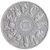 Year of the Dragon - 2024 Asahi Silver Round 1oz .9999 Silver Bullion - 99.99%