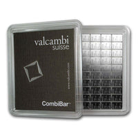 Copy of Valcambi Silver CombiBar 100x1g - 100g 999 Silver Bar