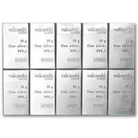 Valcambi Silver CombiBar 10x10g - 100g 999 Silver Bar