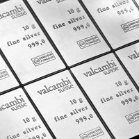 Valcambi Silver CombiBar 10x10g - 100g 999 Silver Bar