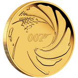 007 James Bond 2020 1/4oz Gold Proof Coin - 2022 The Perth Mint - Great White Bullion