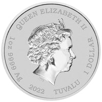 The Simpsons Homer Simpson 1oz .9999 Silver Bullion Coin - 2022 The Perth Mint - Great White Bullion