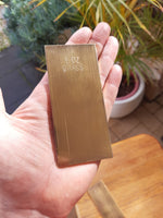 5 Ounce Brass Ingot - 5 Troy Ounce 155.5g Brass Bar - Outback Bullion - Great White Bullion