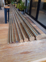 Brass Round Bar - 4.76mm to 22.23mm Diameter - All Lengths Brass Rod - Great White Bullion
