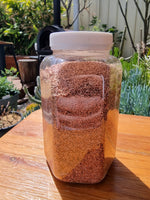 Copper Bullion Granules - 3kg Outback Bullion - 3000g Pure Copper in Jar - Great White Bullion