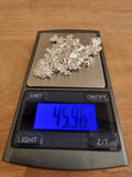 Hand Made Pure Silver Nugget - 45.96g .999 Ag - Great White Bullion