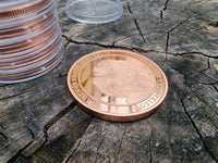 1 Ounce Copper Round - Australian Grass Tree Coin - Xanthorrhoea - Great White Bullion