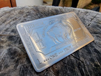 1 Ounce Solid Titanium Ingot - 1oz United States Buffalo - Titanium Bar - Great White Bullion