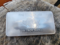 10 Ounce Solid Titanium Ingot - 10oz United States Buffalo - Titanium Bar - Great White Bullion