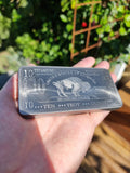 10 Ounce Solid Titanium Ingot - 10oz United States Buffalo - Titanium Bar - Great White Bullion