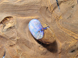Queensland Boulder Opal - 12.0ct Yowie Nut Opal - Gorgeous Blue - Great White Bullion