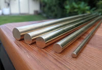 Brass Round Bar - 4.76mm Diameter (3/16") - Up to 1000mm Solid Brass Bar - Great White Bullion