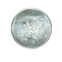 1 oz Fine Nickel Treasure Finder Round - Nickel Bullion Coin 1 oz 999 Nickel - Great White Bullion