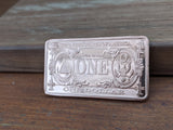 1 Ounce Copper Ingot - Benjamin Franklin $1 - 1 Troy oz Copper Bullion - Great White Bullion