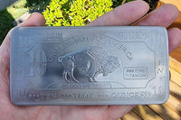 10 Ounce Solid Titanium Ingot - 10oz United States Buffalo - Titanium Bar - Great White Bullion