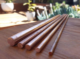 Copper Round Bar - 4.76mm to 22.23mm Diameter - All Lengths Copper Rod - Great White Bullion