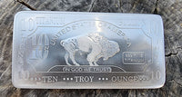 10 Ounce Solid Titanium Ingot - 10oz United States Buffalo - Titanium Bar - Great White Bullion