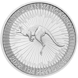Australian Kangaroo 1oz .9999 Silver Bullion Coin - 2022 The Perth Mint - Great White Bullion