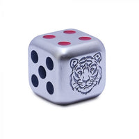 1oz Silver Lunar Dice - Year of the Tiger - 1 Troy Ounce .999 Silver Dice - Great White Bullion