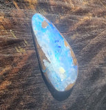 Queensland Boulder Opal - 14.0ct Winton Opal - Gorgeous Blue - Great White Bullion
