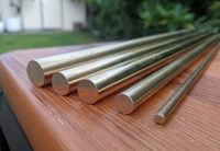 Brass Round Bar - 4.76mm to 22.23mm Diameter - All Lengths Brass Rod - Great White Bullion