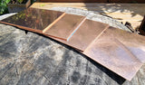 Pure Copper Sheet Metal - 0.5/1/1.5/2/2.5/3mm Thick - Solid Copper Plate .999 Cu