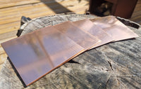 Pure Copper Sheet Metal - 0.5/1/1.5/2/2.5/3mm Thick - Solid Copper Plate .999 Cu