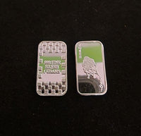 1g Silver Joker Bar - 1 Gram .999 Silver Bullion Bar - Perfect Collectable - Great White Bullion