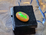 Ethiopian Opal - 3.03 ct - Faceted - Orange with Flash of Colours - Great White Bullion