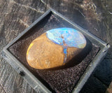 Queensland Boulder Opal - 12.0ct Yowie Nut Opal - Gorgeous Blue - Great White Bullion