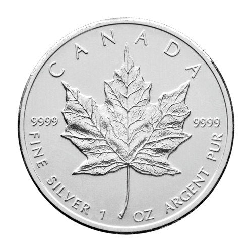 Royal Canadian Mint 1oz .9999 Silver Bullion Coin - Silver Maple Leaf - Great White Bullion