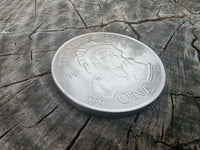 Titanium Coin 1 Troy Ounce - US Buffalo - Titanium Bullion Round 1oz Ti - Great White Bullion