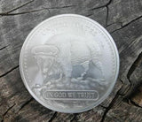 Titanium Coin 1 Troy Ounce - US Buffalo - Titanium Bullion Round 1oz Ti - Great White Bullion